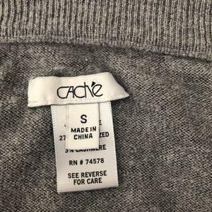 Cache | Sweaters | Cache Front Zip Pockets Sweater Shoulder Details ...